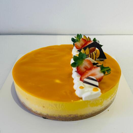 Mango cheesecake (no bake)