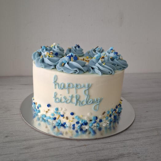 Confetti birthday cake