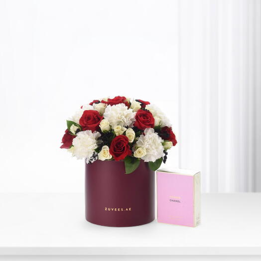 Red Sands Signature Box With Chance Chanel Perfume