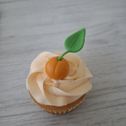 Orange cupcake