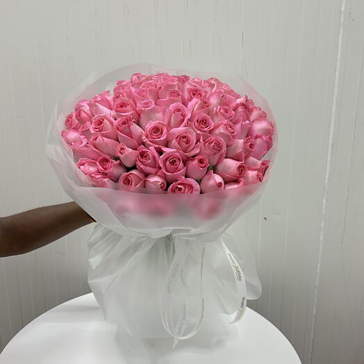 71 розовая роза