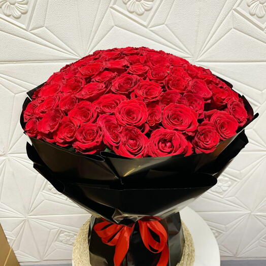 101 Red roses buket