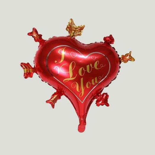 Красный шар «Я люблю тебя»