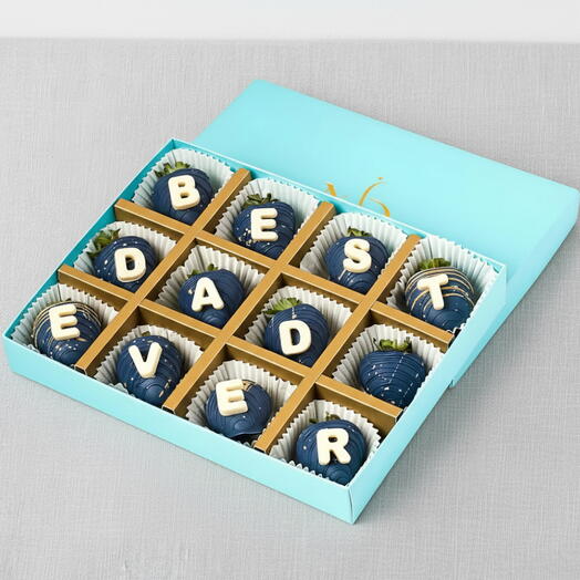 Blue Golden Best Dad Strawberries