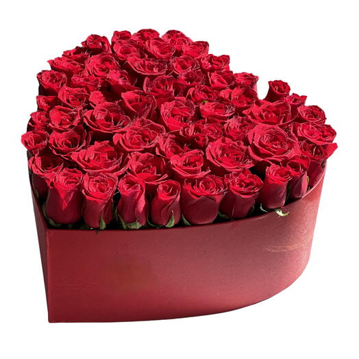 Love Charm – Valentine Red Rose Box