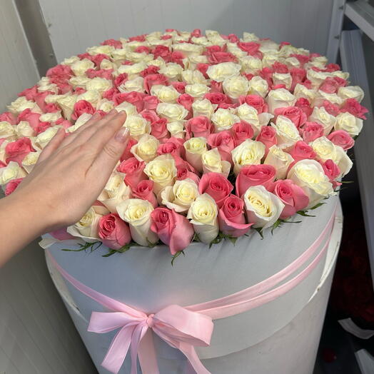 Caja XL con rosas