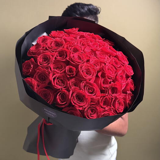 Premium Ecuadorian Red Roses Bouquet