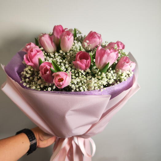 RBR Pink Serenity Tulip Bouquet