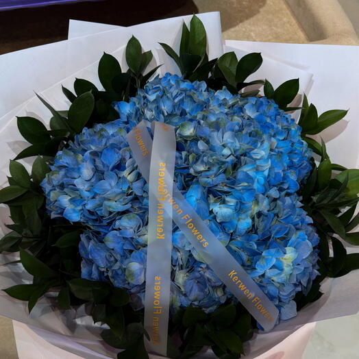 Blue Hydrangea Signature