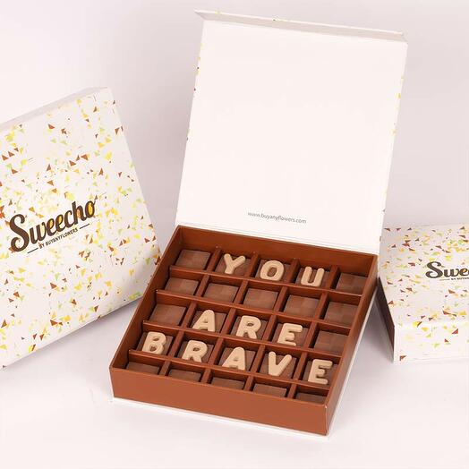 Шоколадные конфеты «Ты смелый» от Sweecho