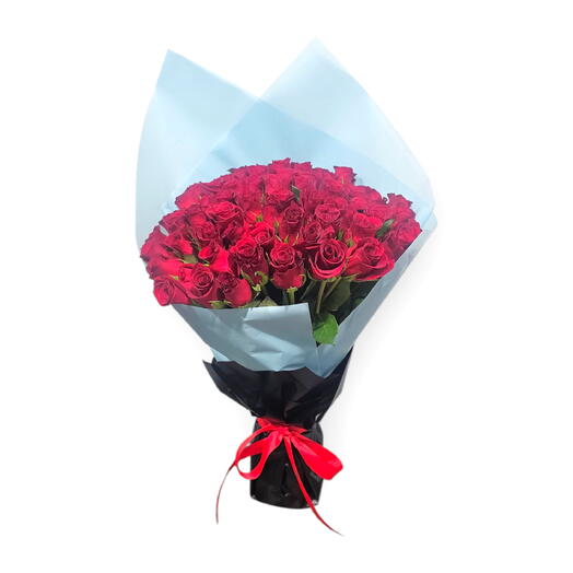 Bouquet Ruby Heart de 75 roses