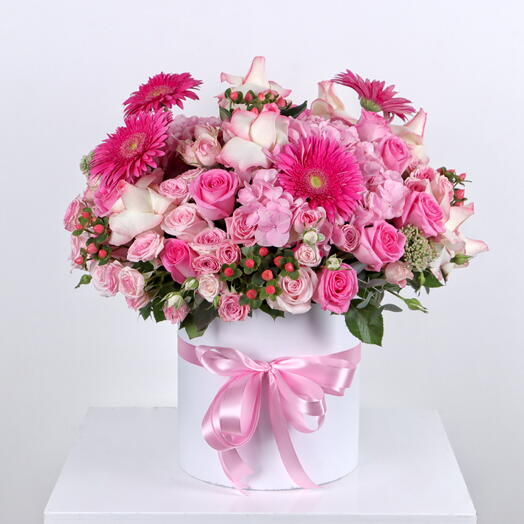 Huge pink sparkle box