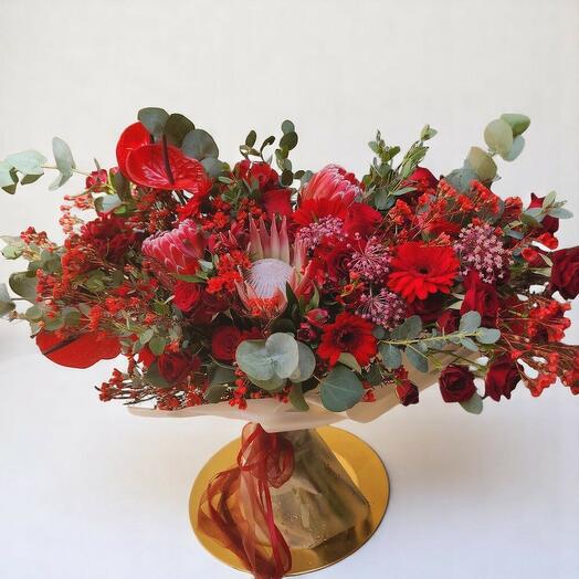 Bouquet of Red Passion