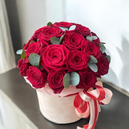 Сердце из роз