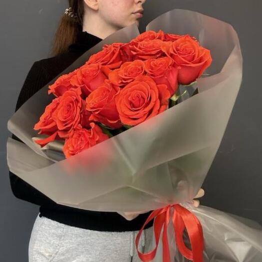 Букет из 15 красных роз 1515