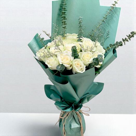 White Rose Bouquet