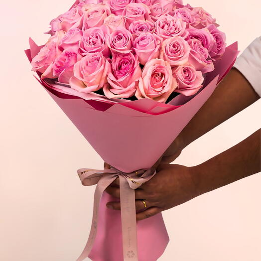 BOUQUET DE 50 ROSES ROSES