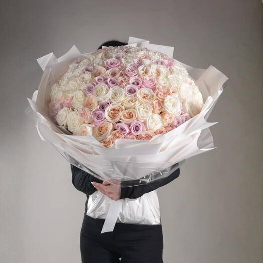 Гордость и предубеждение- Премиум букет роз