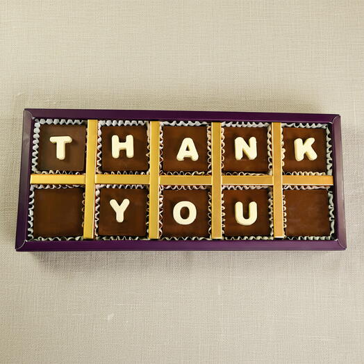 10 piezas de chocolate Gracias de LUXERA