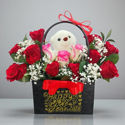 The New Year Teddy Garden