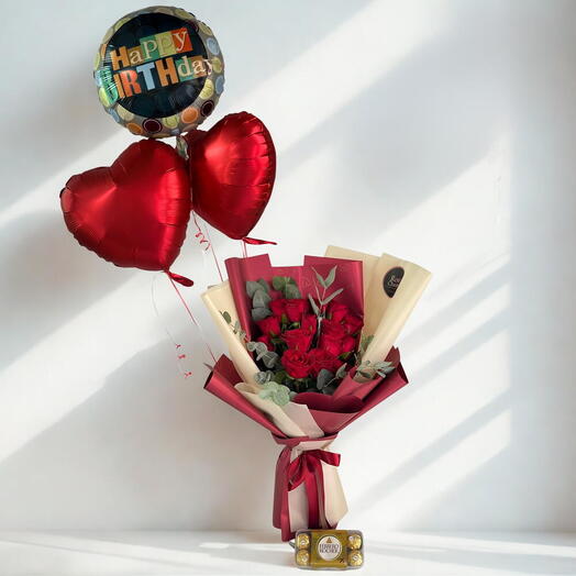 Celebration Roses   Chocolate Set