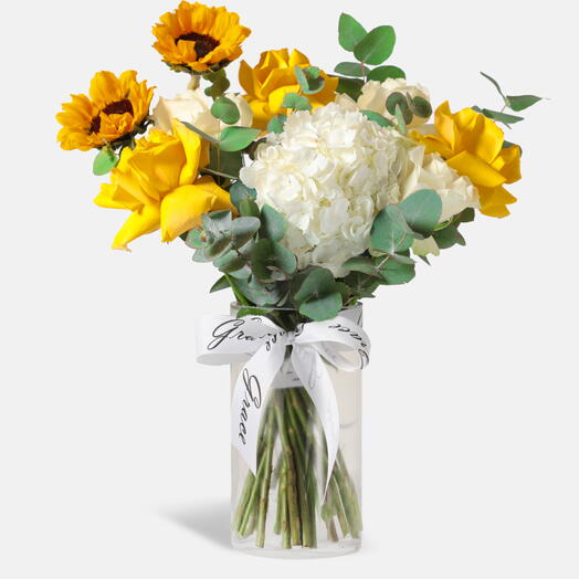 Sunshine Tribute in Vase