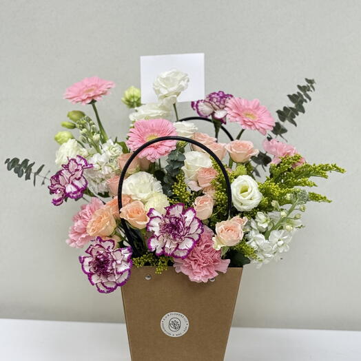 Flowers in basket