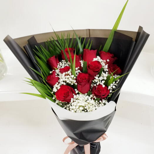 Love Confession Red Roses Bouquet