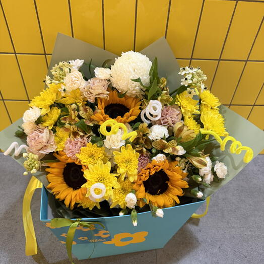 Love letter - mix flowers bouquet