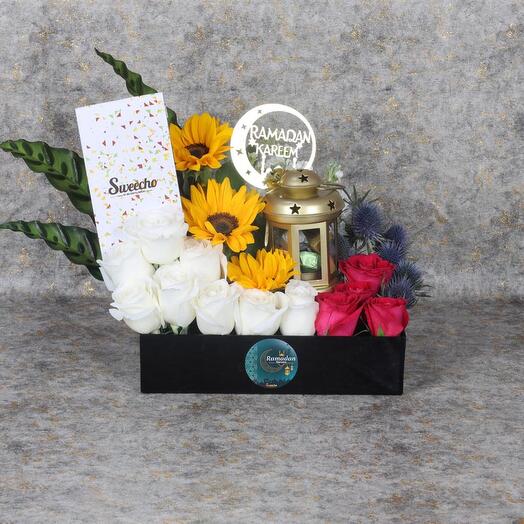 Ramadan Floral Hamper Black