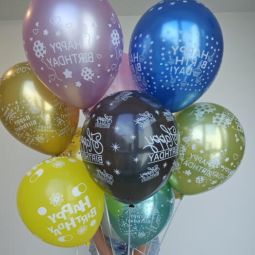 Balloons " Happy birthday set "