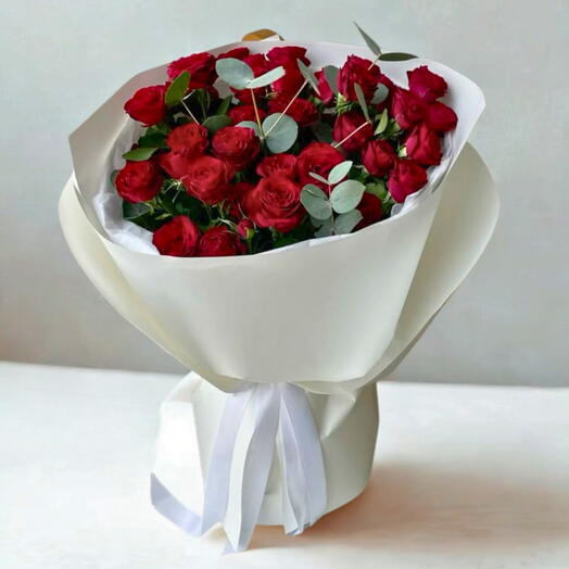 Little Passion – 21 Roses Spray Rouges