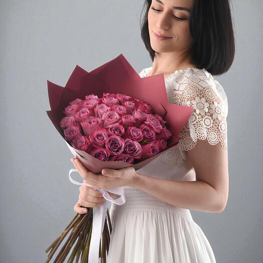 Ramo de rosas Ensoñación Púrpura