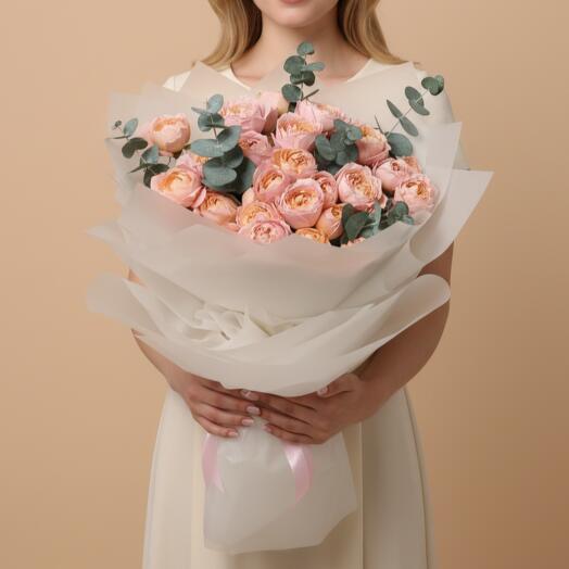 Ramo de 10 rosas spray Juliet