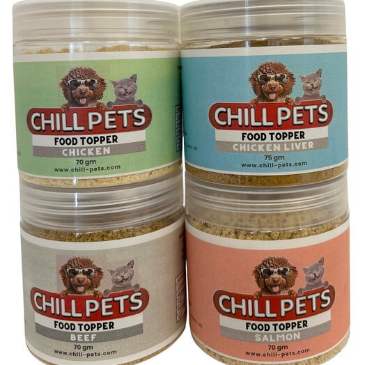 Meal Enhancers for Cats and Dogs. Pack of 4
