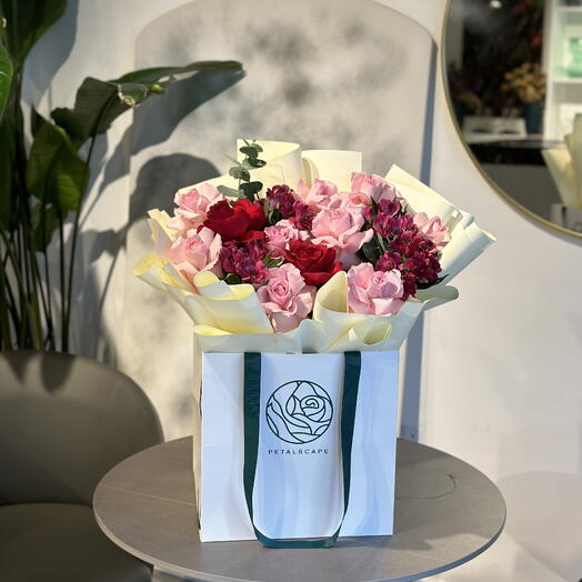 Valentines Bloom- Flower Bouquet