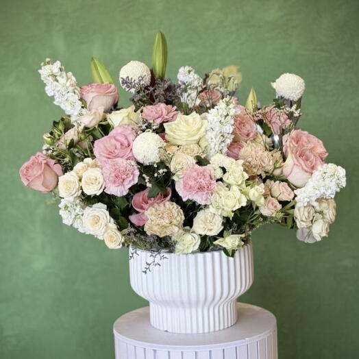 Пастельная xl  ваза