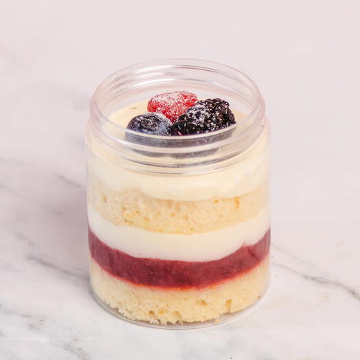 BERRY ME JAR – STRAWBERRY SHORTCAKE IN A JAR