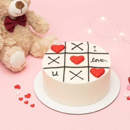 Gâteau morpion de la Saint-Valentin (pour 4-5 personnes)