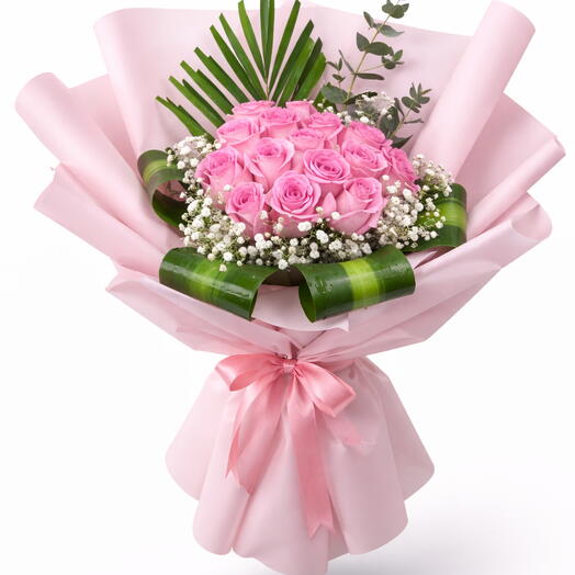 Premium Pink Rose Bouquet | Fresh   Luxurious Flower