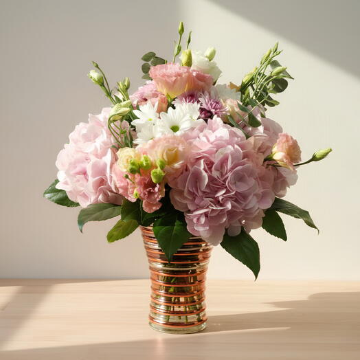 Мягкие цветы со стеклом