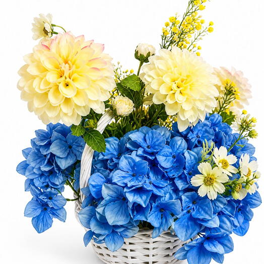 Blue Harmony Basket (artificial)