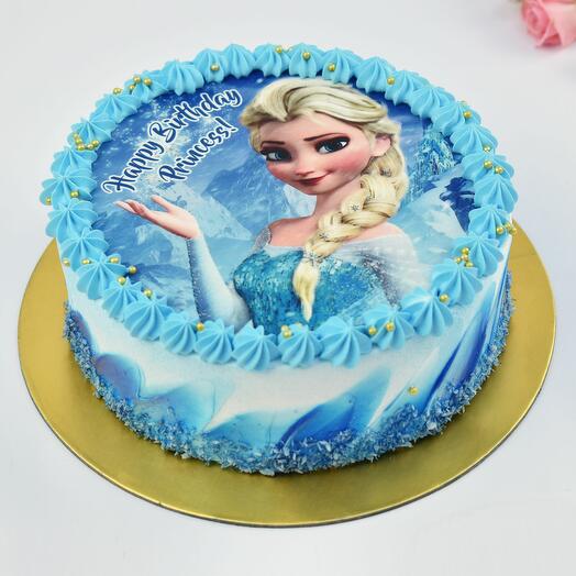 Princess Elsa Birthday Cake