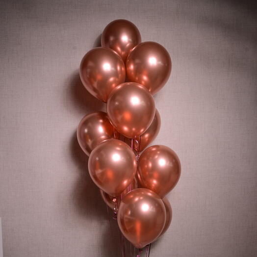 Медно-золотой латексный шар (набор из 11)  6208