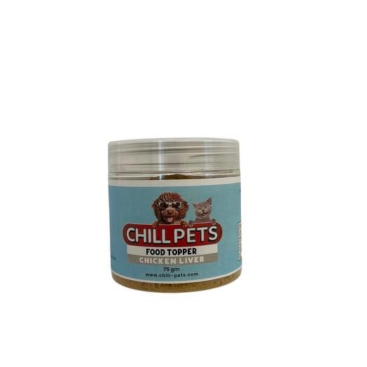 Chill Pets Food Topper for Dogs and Cats Chicken Liver 75g
