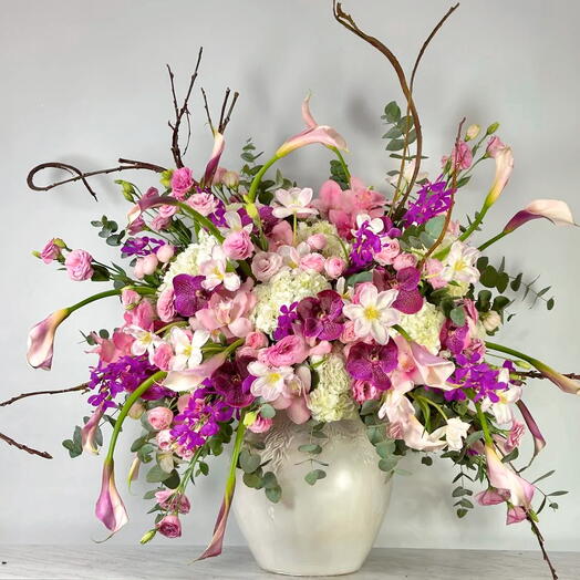 Purple Haze   Pink Grace in Vase