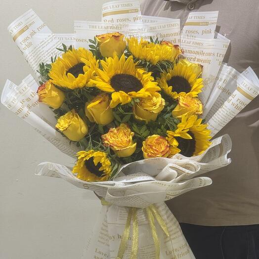 Golden Radiance Bouquet