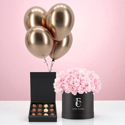 Pink Hydrangea Treat Bundle