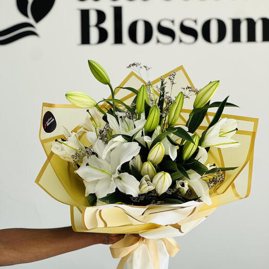 Bouquet of White lilies