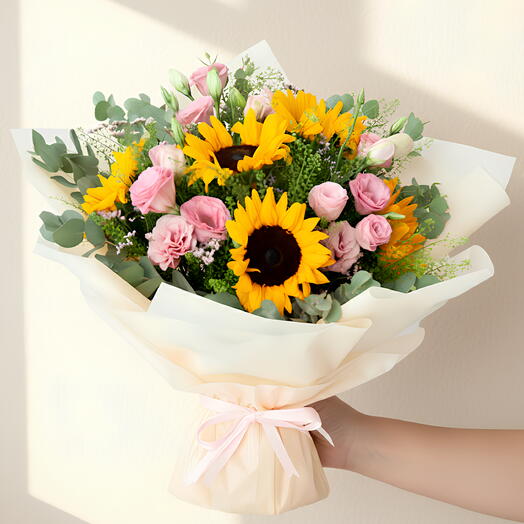 Pink   Sunny Florals